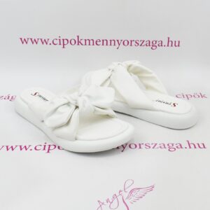 Fehér masnis papucs