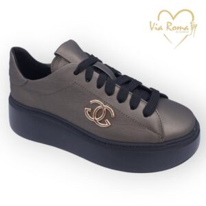 női olajzöld bőr cipő,női olajzöld bőr sportcipő,zöld női sportcipő,női emelt talpú sneaker,őszi bőr cipő,lucia bosetti sneaker,olajzöld sportcipő,bőr sportcipő,lucia bosetti 2053