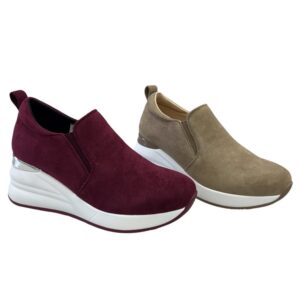 női emelt talpú slip on,bézs emelt talpú slip on,bordó emelt talpú slip on,