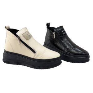 via roma bokacsizma,női fekete bőr bokacsizma,via roma magasított szárú női slip on,bőr slip on,fekete slip on bokacsizma,bélelt női slip on,bélelt női bokacsizma,krém slip on bokacsizma