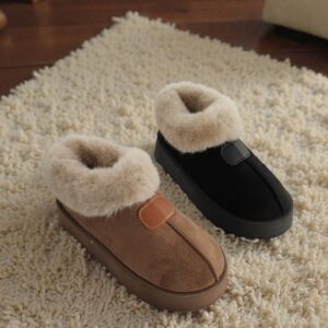 női mamusz cipő,női vastagon bélelt bokacsizma