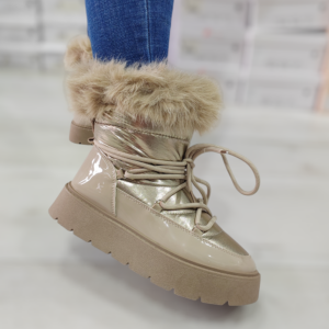 női hótaposó bokacsizma,vastaon bélelt bokacsizma