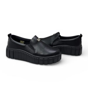 fekete női slip on,női divatos slip on,műbőr slip on,női tavaszi cipő,női fekete cipő,