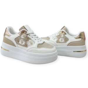 női fehér sportcipő,női emelt talpú sportcipő,női fehér emelt talpú sneaker