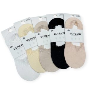 Női balerina zokni,női csipkés balerina zokni,Csipkés szilikonos zokni