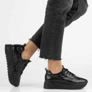 Filippo 7284 Fekete bőr sportcipő,női fekete bőr sneaker,női tavaszi sneaker,filippo fekete bőr cipő,női bőr sportcipő,női bőr fekete sportcipő,női filippo bőr cipő,